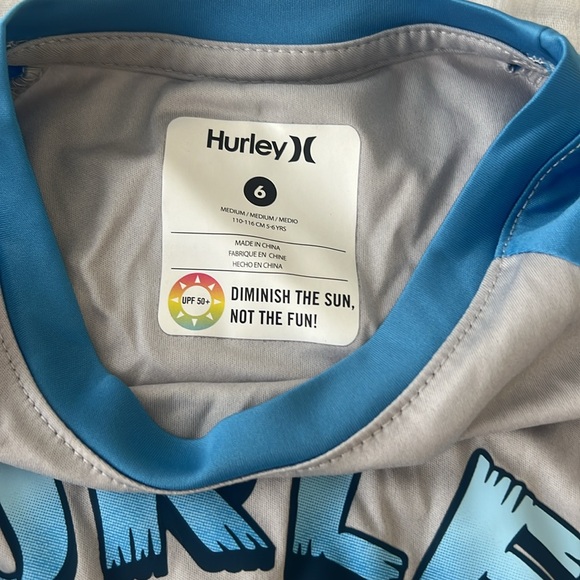 Hurley boys swim set brand new never used without tags size 6 - Picture 3 of 3